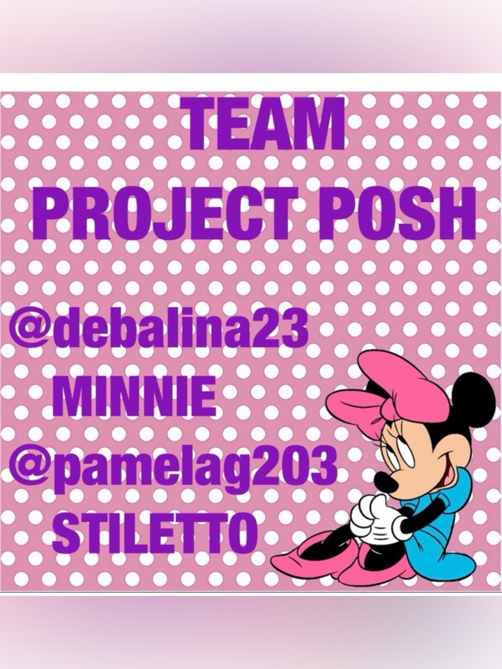 Minnie Share Game ~ I’m Featured ~ Thank You